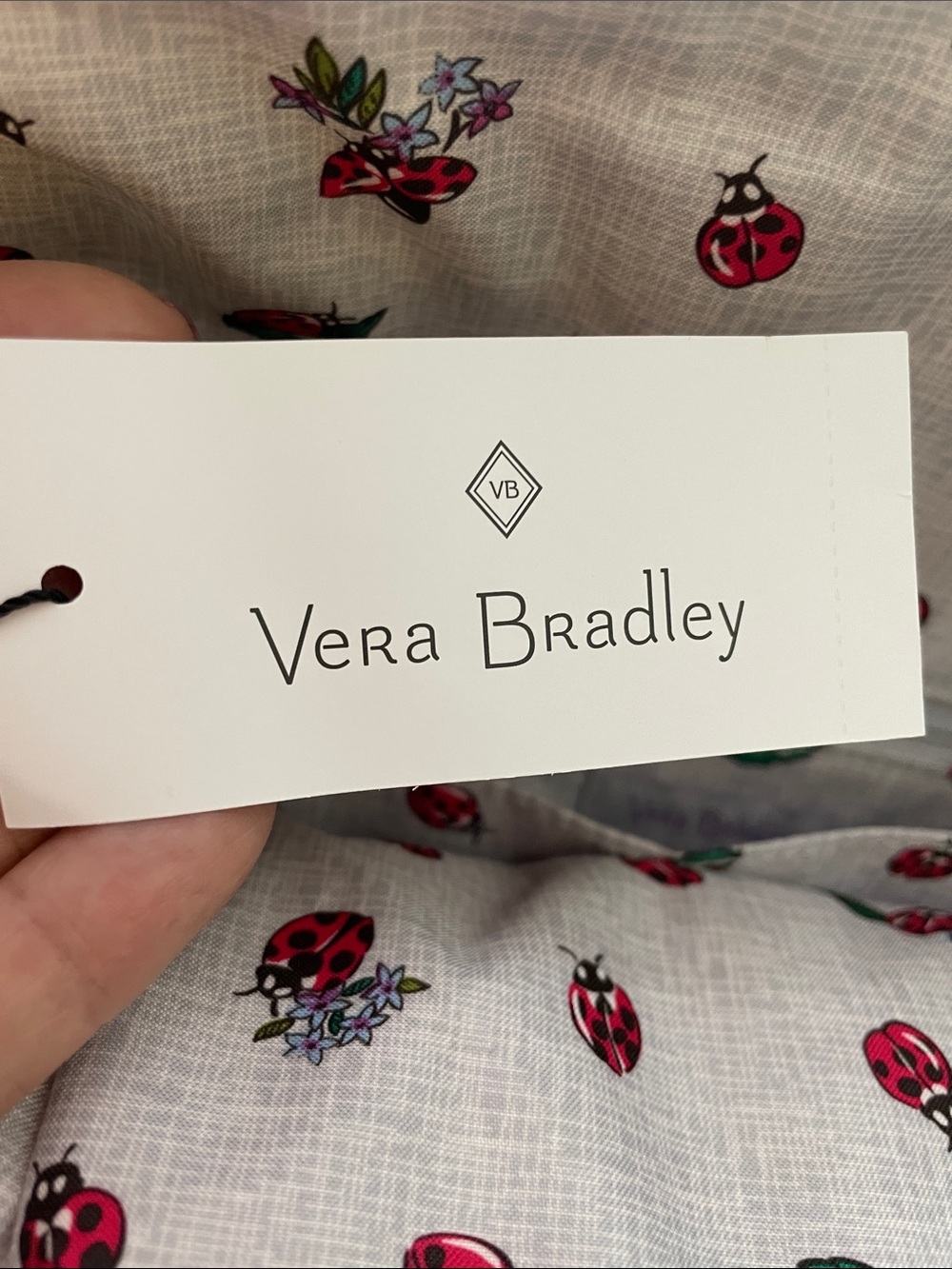 Vera Bradley Purple Floral Tote Bag New With Tags - Picture 12 of 13